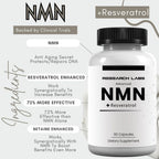 Research Labs Advanced NMN Resveratrol & Betaine (TMG) Longevity Formula