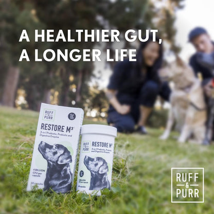 Ruff & Purr Probióticos para Perros – 3 en – Fortalecer las defensas naturales: Alrededor del 70% del sistema – Image 3