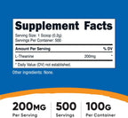 Nutricost L-Theanine en Polvo 100g - Sin Gluten y No-GMO