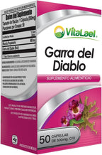 Garra del Diablo - 50 Cápsulas de 500 mg