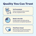 Origin Labs Complemento de Apoyo a las Alergias y el Sistema Inmunitario para Perros, Omega 3, Polen de Abeja, Calostro, Probióticos y Prebióticos, Sabor a Pavo, 90 Masticables Blandos