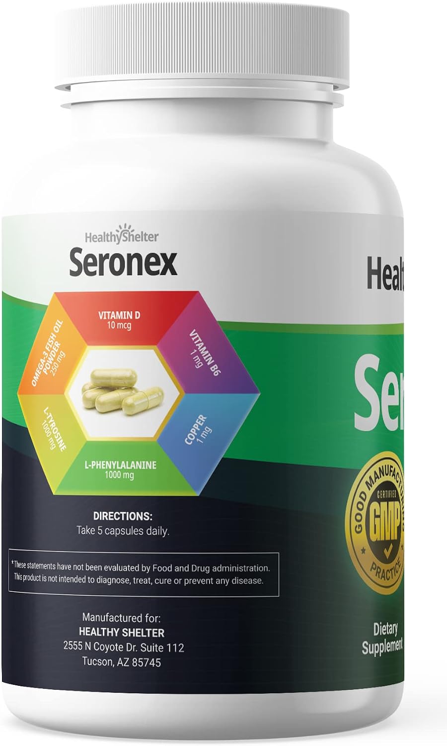 Seronex – Suplemento para la Pigmentación de la Piel con Omega-3, Vitaminas D y B6 | Healthy Shelter
