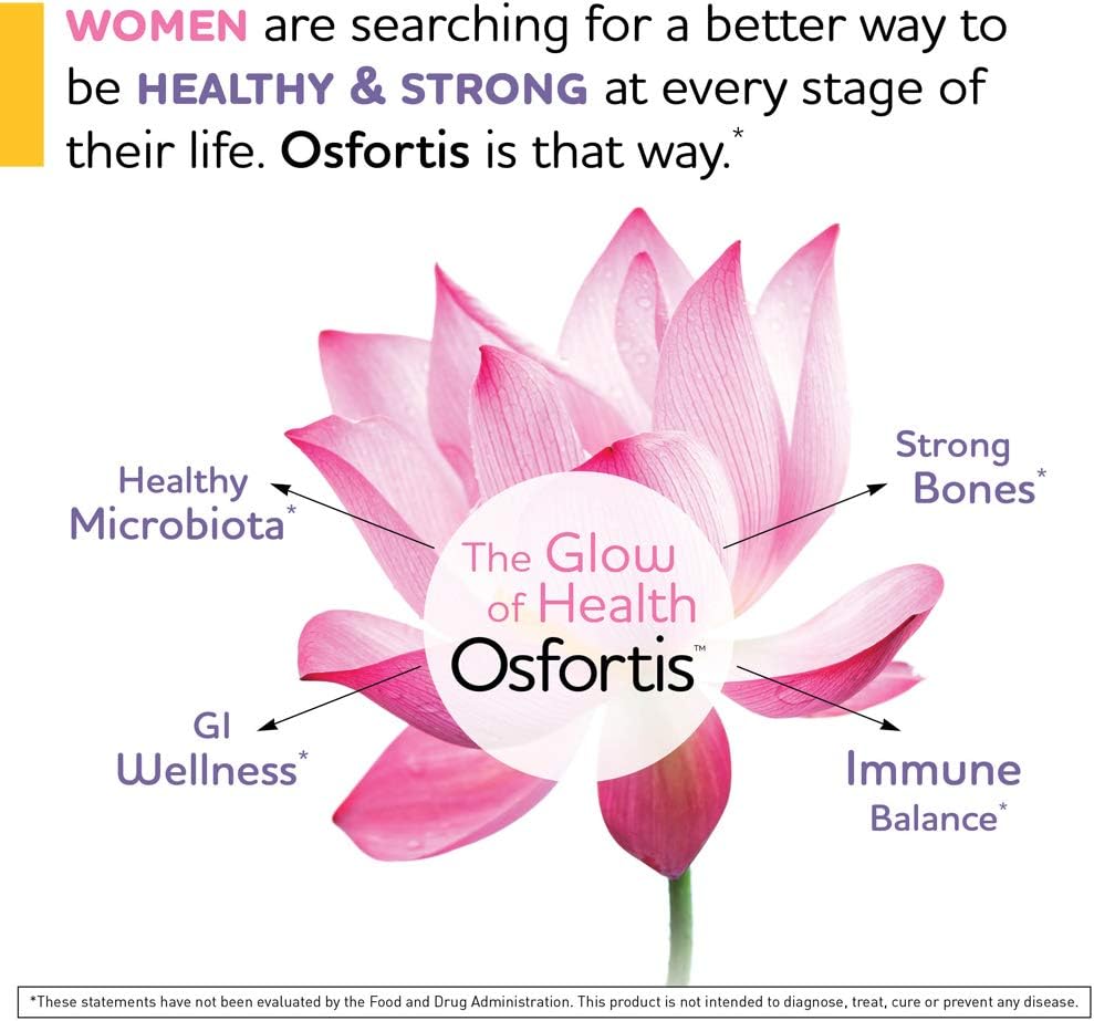 BioGaia Osfortis - Probiótico Femenino con L. reuteri 6475, 60 Cápsulas