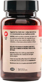 NatureWise Vitamina B12 5000 mcg - Fórmula Extra Fuerte - Complemento para Apoyar los Niveles de Energía, Claridad Mental, Salud del Sistema Nervioso - Fácil de Tragar, Sin Soja ni Gluten, No GMO - 60 Cápsulas Blandas