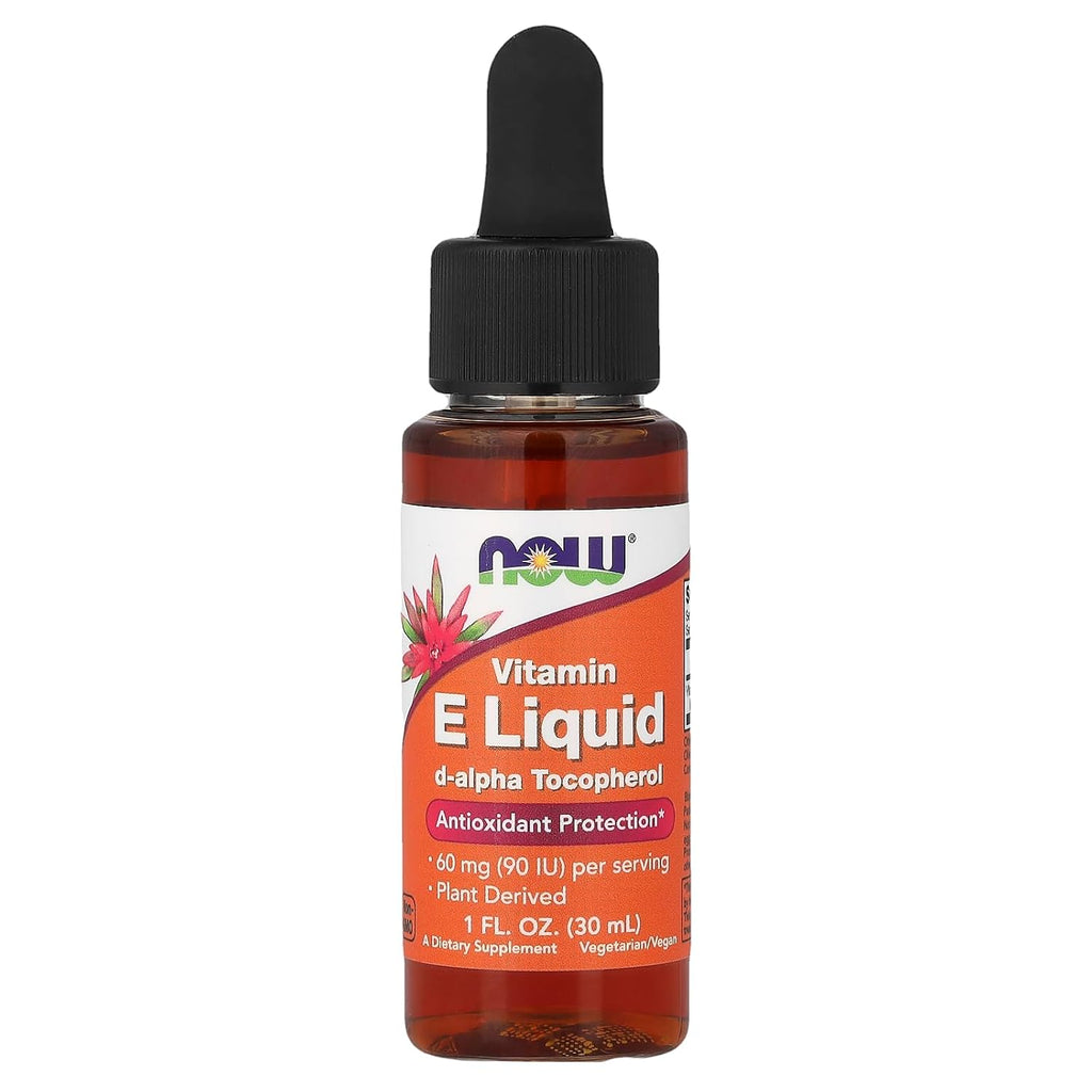 NOW Foods Liquid Vitamin E - 13,650 IU (1 fl oz / 30 ml)