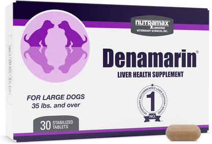 Nutramax Denamarin para Perros Grandes - – S-adenosilmetionina (SAMe): Este compuesto natural ayuda a aumentar los – Image 1