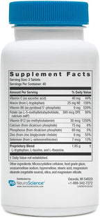 NeuroScience TravaGen - Emotional Support & Stress Relief with L-Tryptophan, L-Theanine, & B Vitamins (120 Capsules)