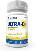 ULTRA-D3 Vitamina D3 50.000 UI – Cápsulas Blandas de Alta Potencia, 50 Dosis Semanales