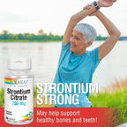 Solaray Citrato de Estroncio 250 mg – 60 Cápsulas Vegetales