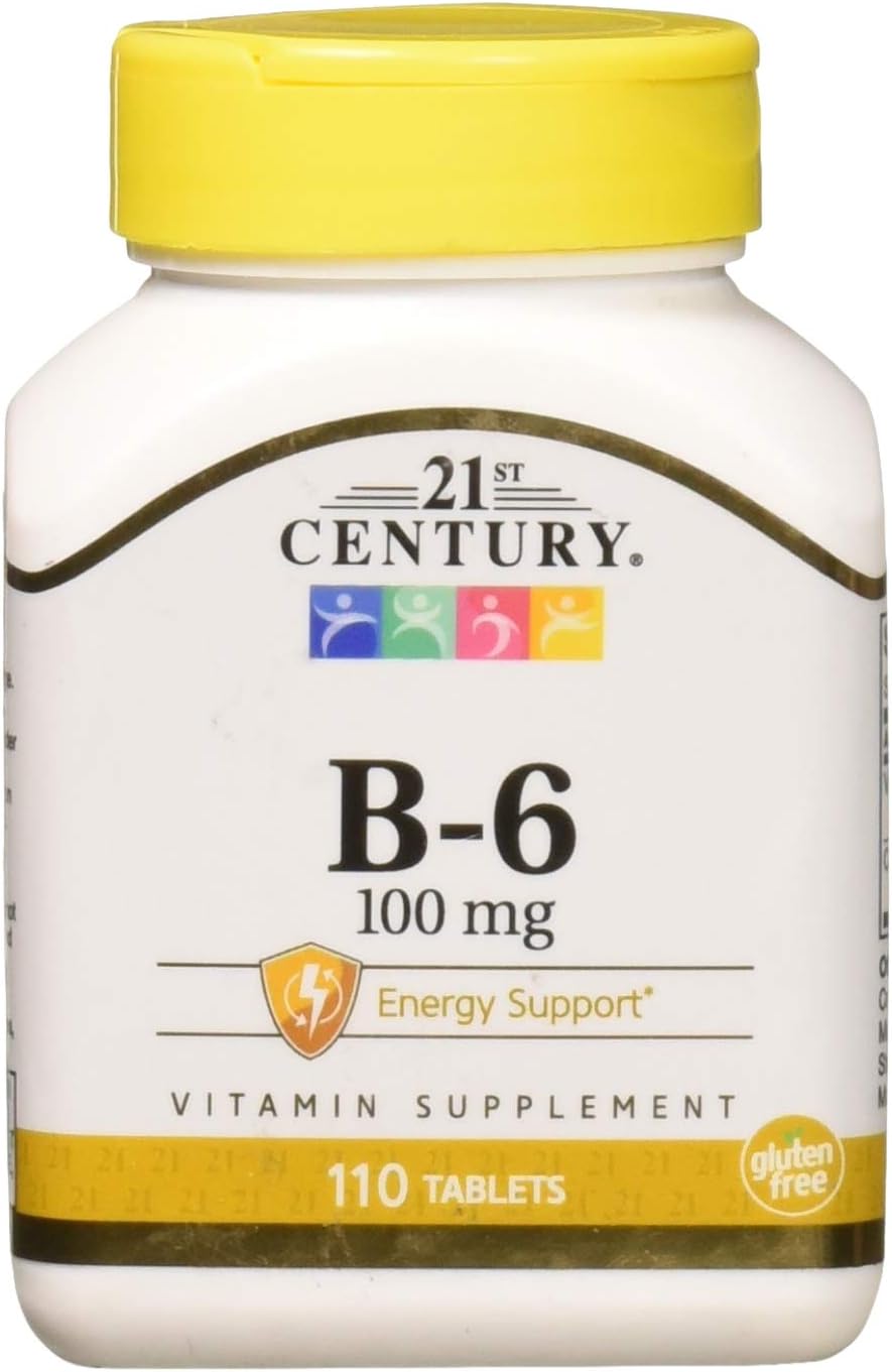 21st Century Vitamina B-6 100 mg, 110 Comprimidos