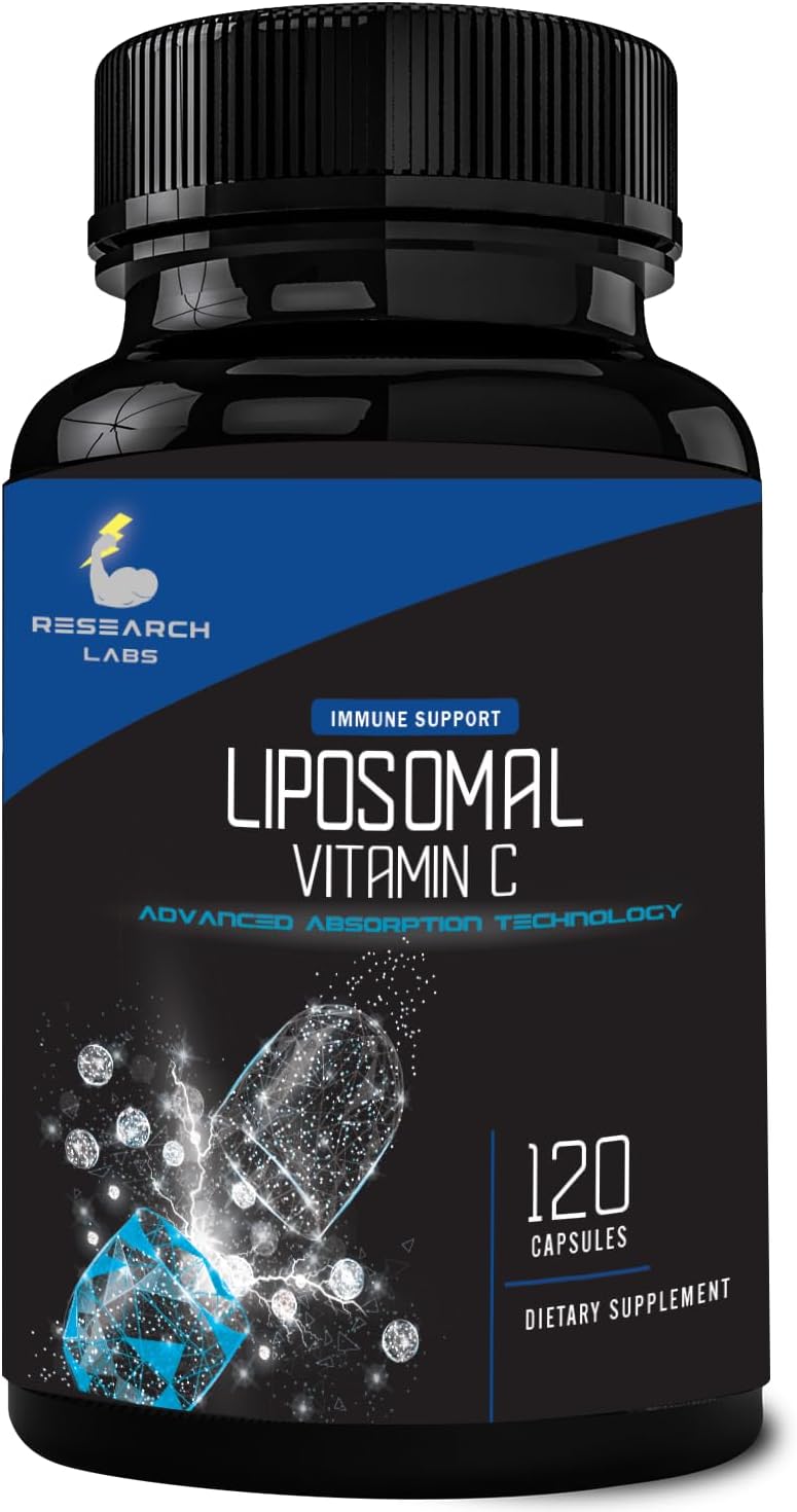 Research Labs LipoQuil-C™ Vitamina C Liposomal 1000mg – 120 Cápsulas