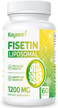 Kayseari Fisetin 1200mg Liposomal - 98% Pureza - 60 Cápsulas