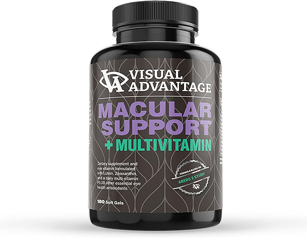 Visual Advantage Lunovus Macular Support Plus Multivitamin - 180 Cápsulas Blandas