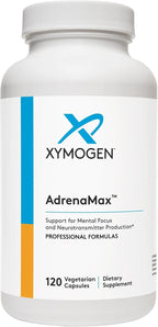 XYMOGEN AdrenaMax - L-Tirosina y NAC - Concentración Mental y Apoyo al Estrés - 120 Cápsulas