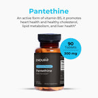 Endur Pantethine de Pantesin® - 300mg, 90 Comprimidos de Liberación Sostenida
