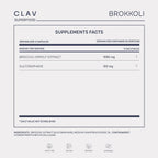 CLAV Cápsulas de Extracto de Germinados de Brócoli - 1000mg con 100mg de Sulforafano - Antioxidante - 60 Cápsulas - Vegano, Sin Gluten