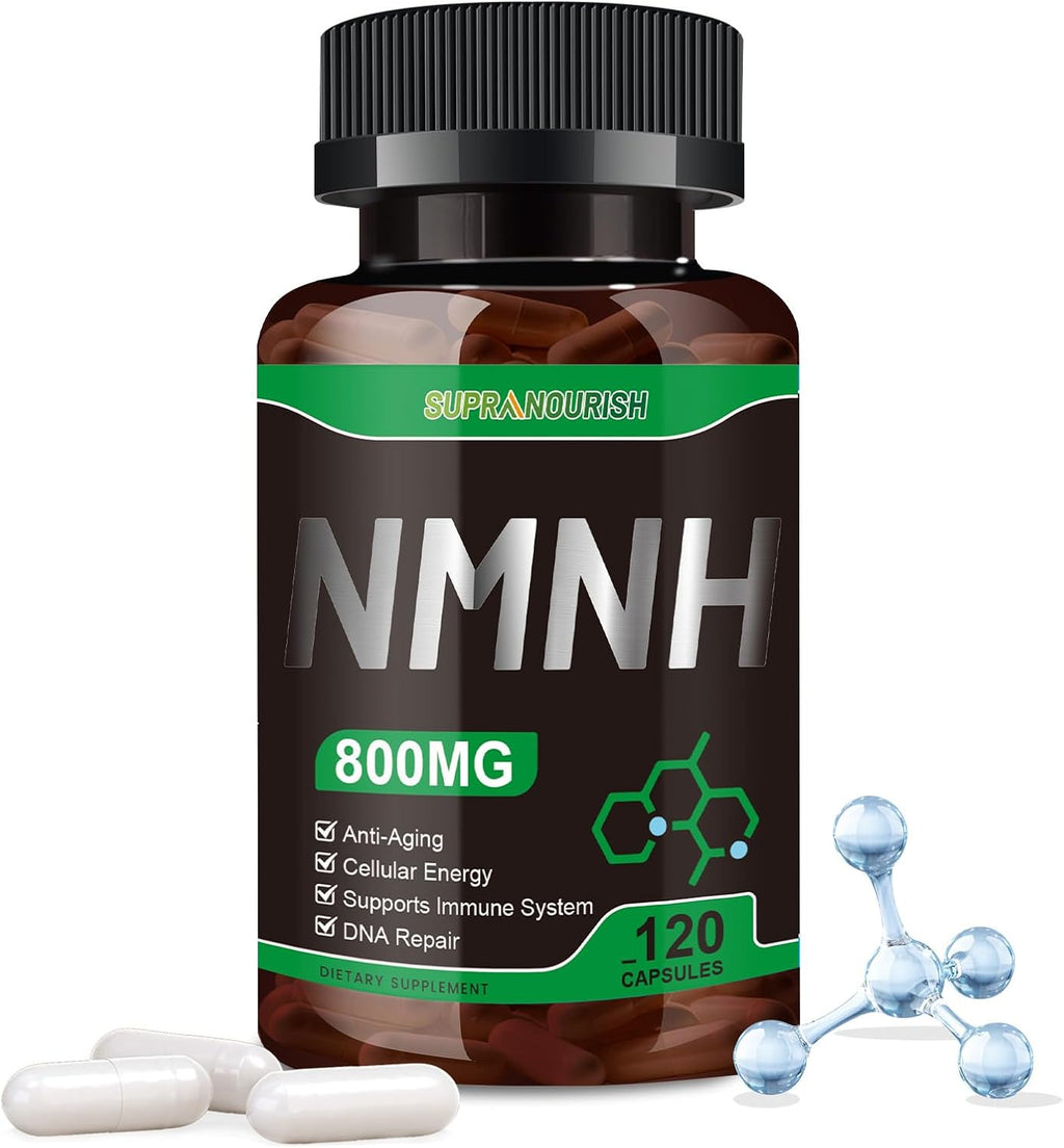 Suplemento NMNH Puro 120 Cápsulas - 800mg de NMNH de Alta Pureza