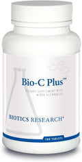 Biotics Research Bio C Plus - Vitamina C como Ascorbatos Minerales Mixtos con Bioflavonoides Cítricos, SOD y Catalasa - 100 Comprimidos