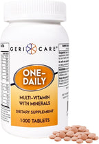 GeriCare Multivitamínico Diario con Minerales para Hombres y Mujeres, 100 Comprimidos