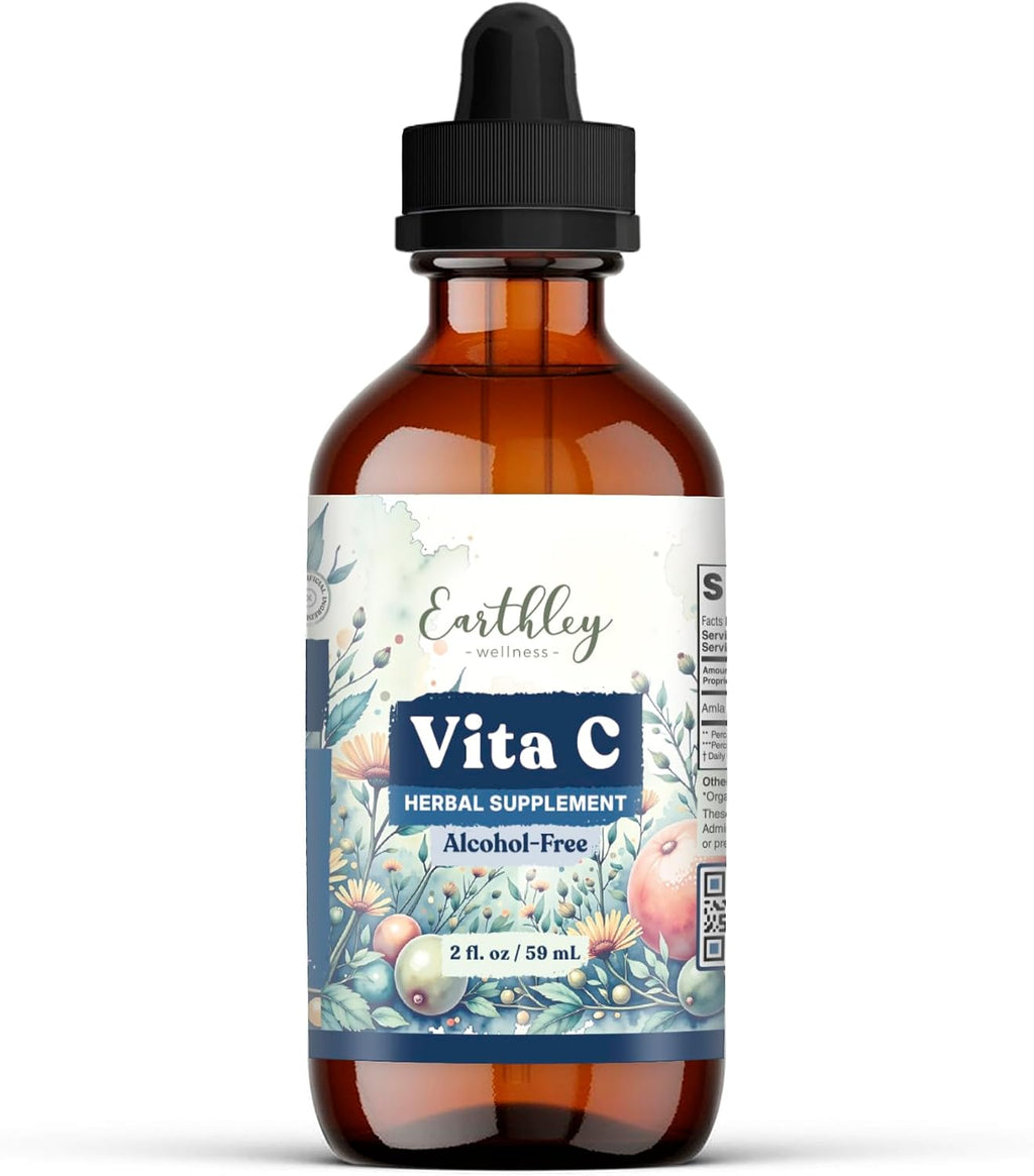 Earthley Wellness Vita-C - Tintura Natural de Vitamina C (60 ml)
