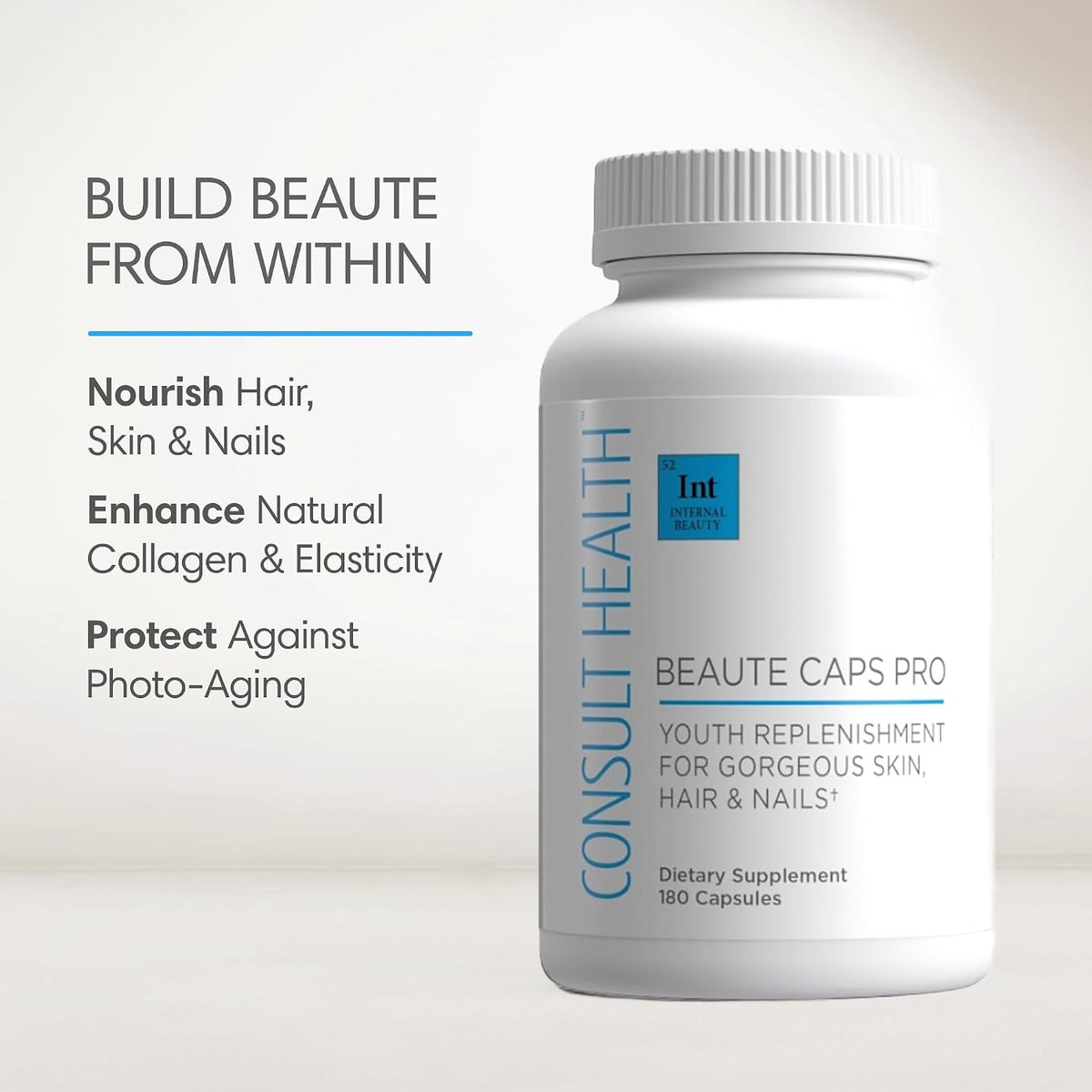 Consult Beaute Caps PRO - Biotina 10500 mcg, 60 Cápsulas – Image 2