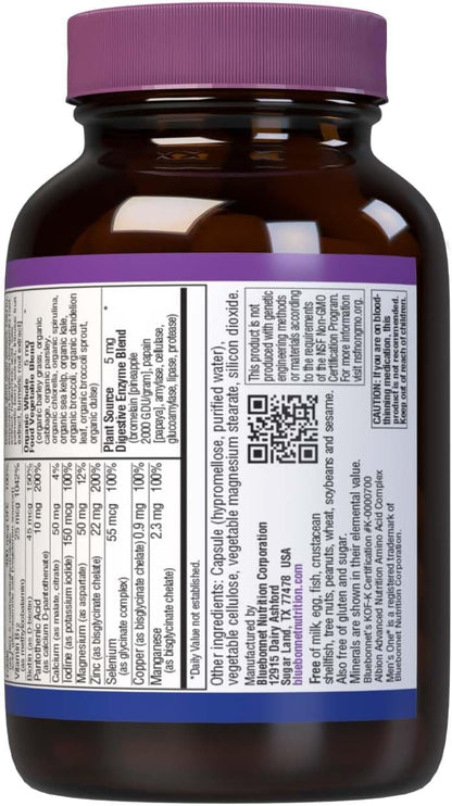 BlueBonnet Nutrition Men's ONE 40+ – Función inmunitaria: nutrientes como el zinc y la vitamina C (presentes en la – Image 3