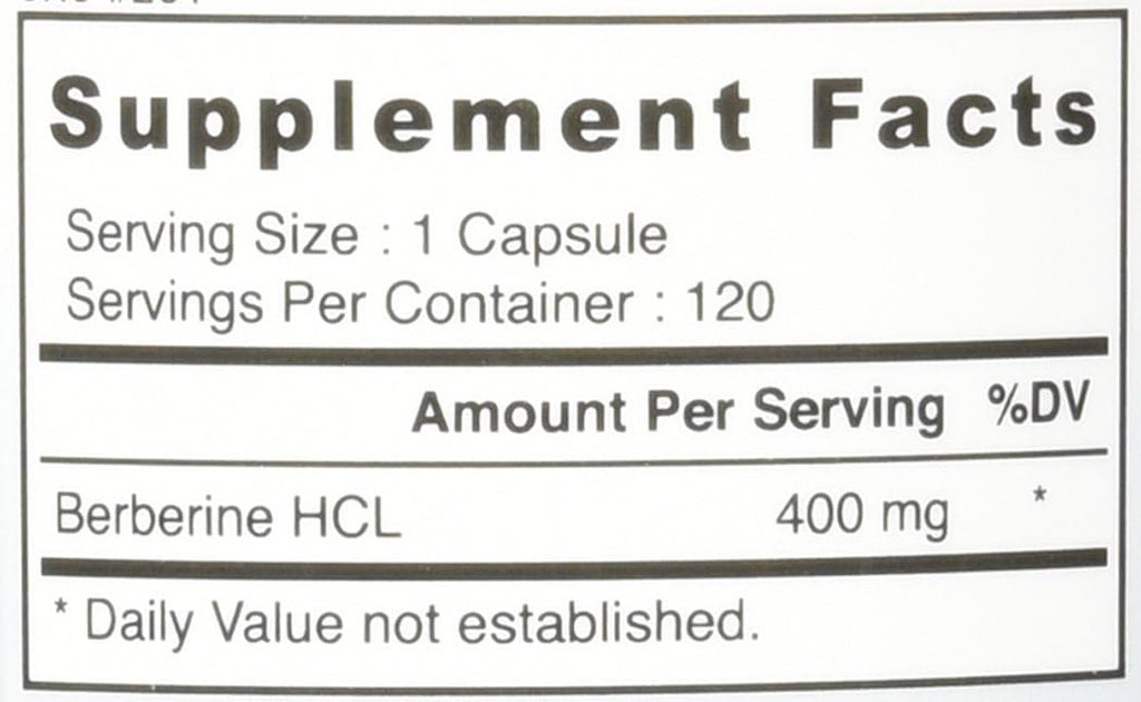 Good State Berberina HCL 400mg, 120 Cápsulas Vegetales