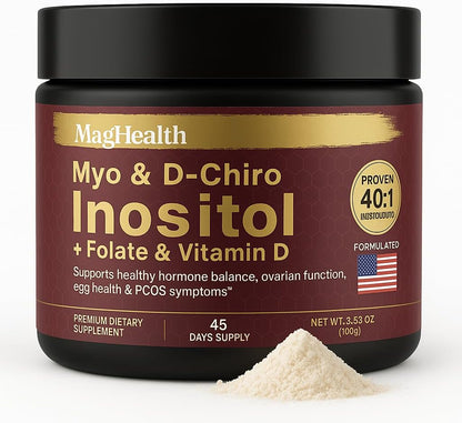 Myo-Inositol y D-Chiro Inositol Gotas Líquidas 40:1 con Vitex y Vitamina D3 - 118 ml – Image 9