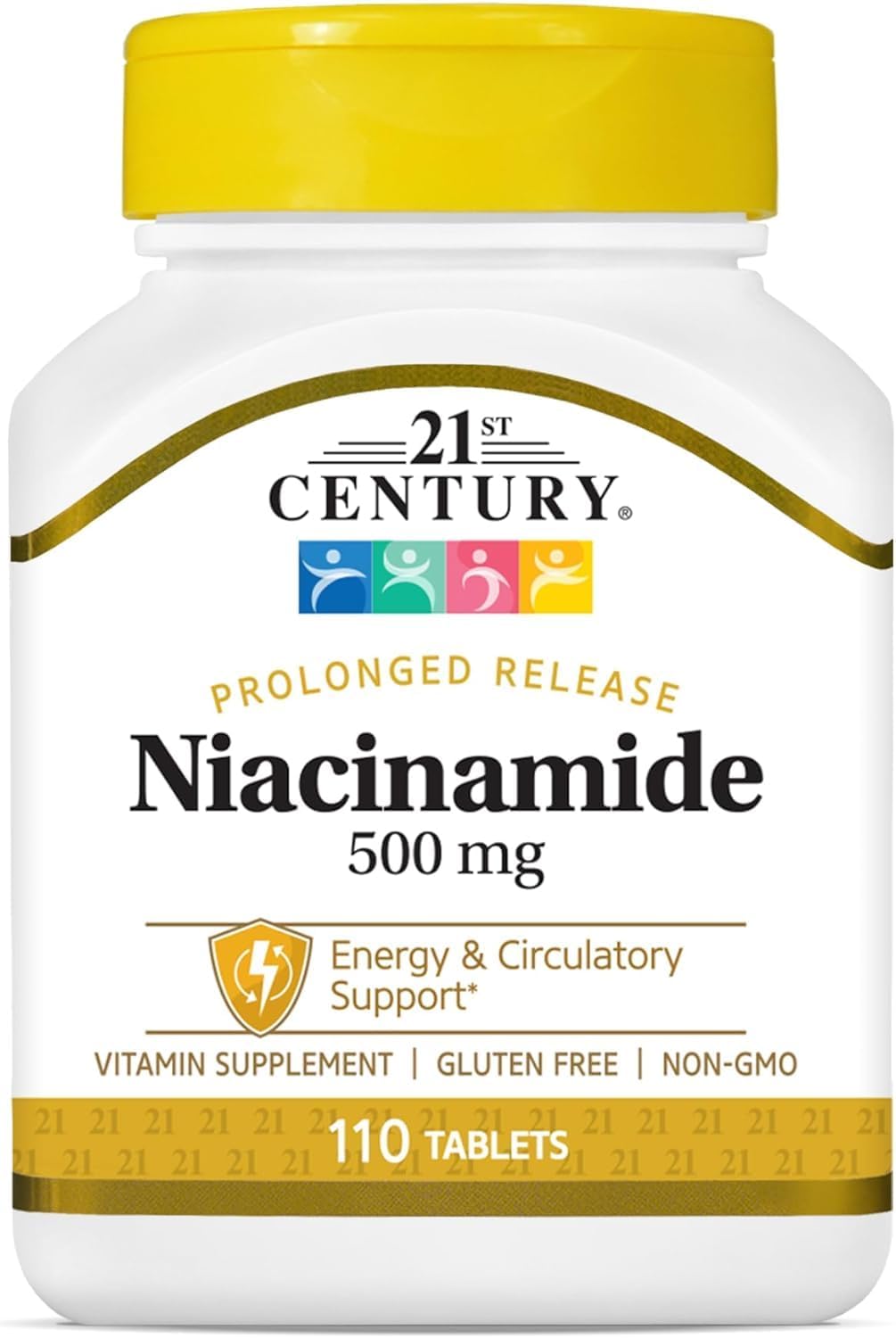 21st Century Niacinamida 500 mg Comprimidos de Liberación Prolongada - 220 unidades (Pack de 2)