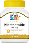 21st Century Niacinamida 500 mg Comprimidos de Liberación Prolongada - 220 unidades (Pack de 2)