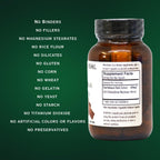 Extracto de Corteza de Chuchuhuasi 10:1 | 600mg | 60 Cápsulas Veganas, Kosher y Halal | Sin Estearatos, Sin Rellenos, Envasado en Vidrio