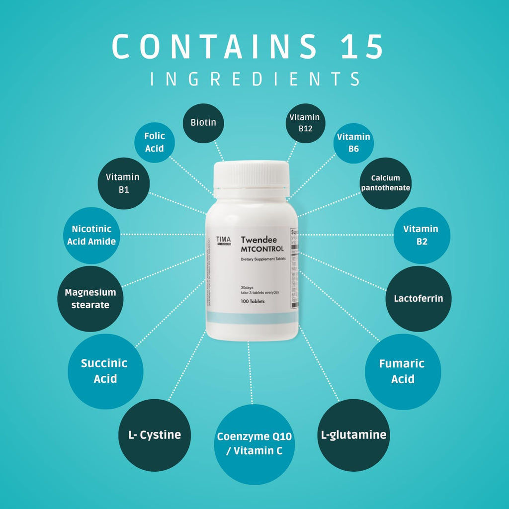 TWENDEE MTCONTROL | Suplemento antioxidante japonés | 100 comprimidos (30 porciones)