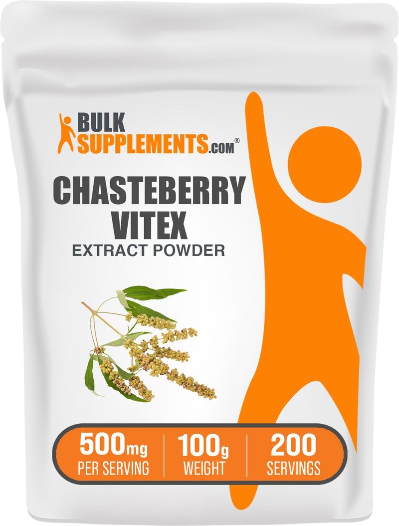 BulkSupplements.com - Extracto de Chasteberry en Polvo, 500mg, 1kg