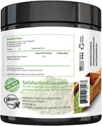 Polvo de Wheatgrass Orgánico Certificado USDA - Hierba de Trigo en Polvo - Vegano y Sin OGM