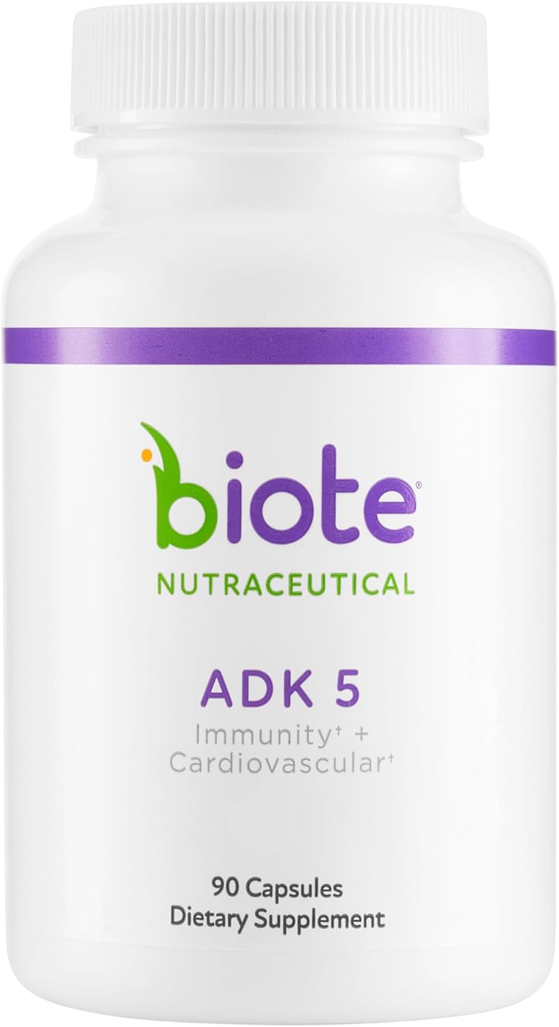 Biote ADK 5 - Vitamina D3 para Inmunidad y Cardiovascular - 90 Cápsulas