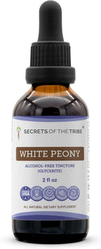 Secrets of the Tribe Extracto Líquido de Peonía Blanca sin Alcohol, 60 ml
