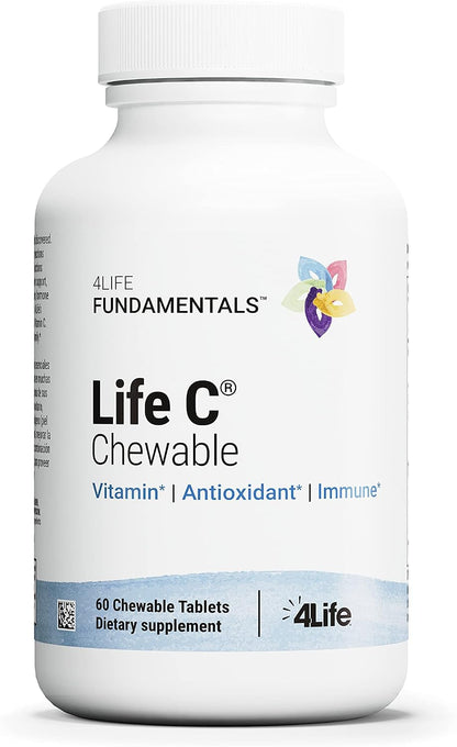 4Life Life C - Vitamina C Masticable con 7 – El funcionamiento normal del sistema inmunitario. – Image 1