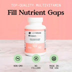 Super Naturals Health, Multivitamínico para Mujeres, Complemento de Defensa Inmunológica, Cápsulas Veganas - 60 Cápsulas