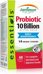 Jamieson 10 Billion Probiótico, 60 Cápsulas Vegetales
