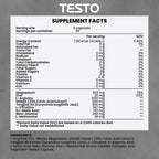 COURA Testo Booster y Multivitamínico para Hombre, 220 Cápsulas (55 Dosis), con Shilajit, Zinc, Magnesio, L-Arginina y Citrulina
