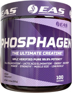EAS Phosphagen Ultimate Creatina Monohidrato en Polvo - Pureza 99.9% - 200 Porciones (Sin Sabor)