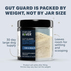 Gut Guard - Probióticos, Prebióticos y Hierbas Orgánicas para Perros - Salud Intestinal y Apoyo Inmunológico - Formulado por Veterinarios - Suministro para 30 Días para Perros Grandes