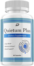 Quietum Plus Cápsulas – Suplemento para Memoria y Enfoque, Fórmula Natural (60 Cápsulas)