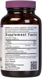 Bluebonnet Vitamina E 1000 UI con Tocoferoles Mixtos, 50 cápsulas