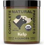 Organic Kelp Powder for Pets - 4oz - Pure Organic Kelp Powder by Complete Natural Products