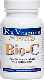 Rx Vitamins Bio-C - Vitamina C para Perros y Gatos con Bioflavonoides de Limón - 113 g