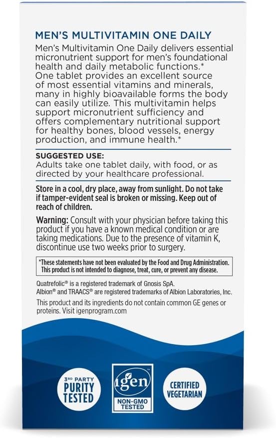 Nordic Naturals Multivitamínico para Hombres One Daily - 30 Comprimidos
