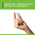 DaVinci Labs Chewable C-300 - Vitamina C masticable con bioflavonoides y pectina - Sabor cereza - 90 tabletas vegetarianas