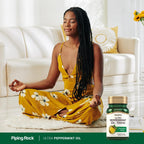 Aceite de Menta en Cápsulas Blandas - Piping Rock, 100mg, 120 Cápsulas