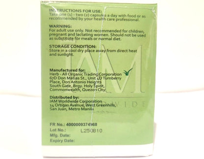 IAM WORLDWIDE Amazing Organic Barley Capsule from Australia - 100 Cápsulas de 500 mg – Image 5